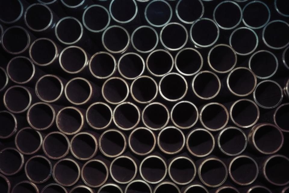 Close Up Photo of Gray Metal Pipes