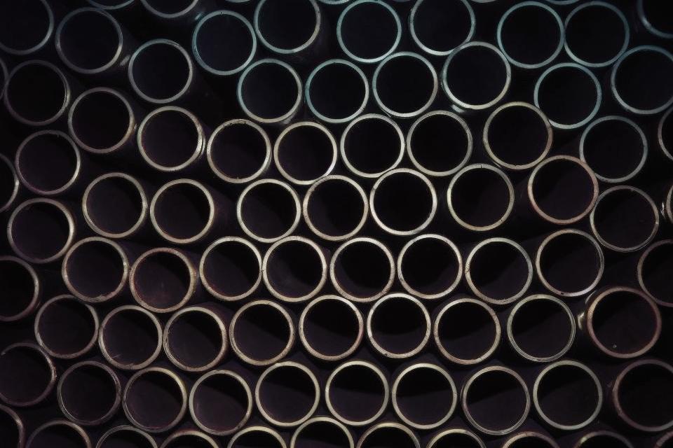 Close Up Photo of Gray Metal Pipes